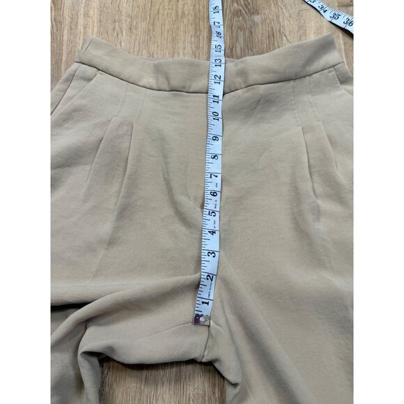 Express Womens Beige Tan Super High-Rise Trousers 8L NWT - Picture 7 of 9